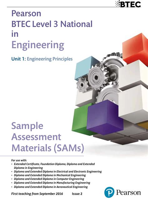 Btec Engineering Past Papers