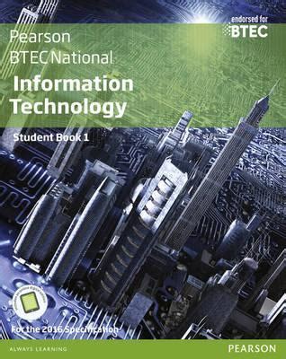 Read Online Btec Nationals Information Technology Student Book For The 2016 Specifications Btec Nationals It 2016 