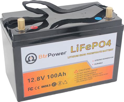 Btrpower 12v 100ah Lithium Battery 5000 Deep Cycle Lifepo4 100ah Koffer - Lifepo4 100ah Koffer
