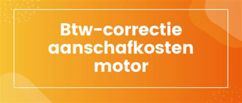 btw correctie