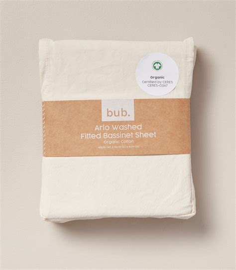 bub. Organic Cotton Fitted Bassinet Sheet – Target Australia