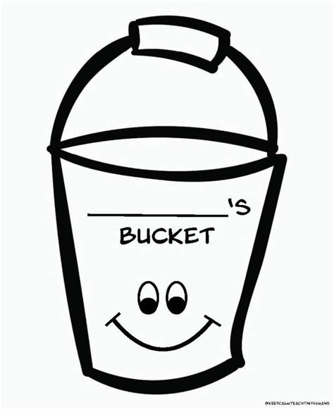 bucket filler small bucket template