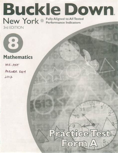 Buckle Down Test And Answer Key