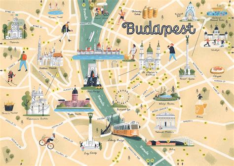 Budapest City Map