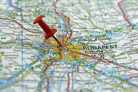 Budapest Hungary Map