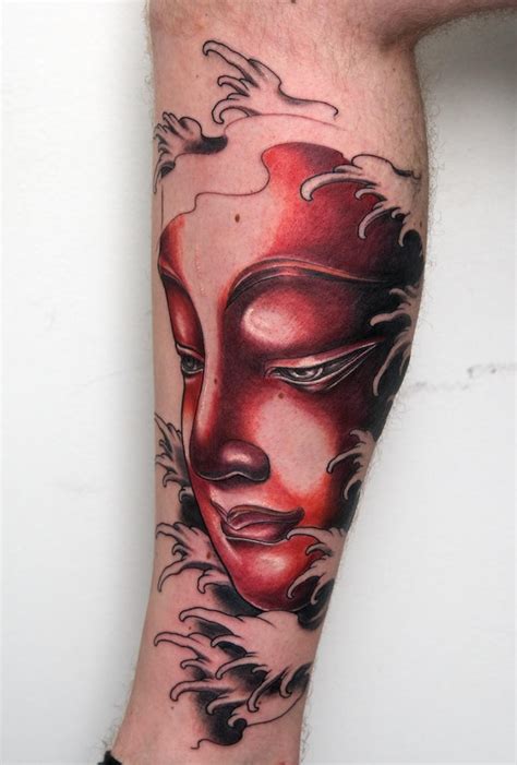 buddha leg tattoo. IN PROGRESS by graynd on DeviantArt