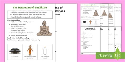 Buddhism Learning Pack Homeschool Den Buddhism Worksheet Answers - Buddhism Worksheet Answers