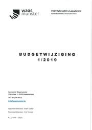 budgetwijziging