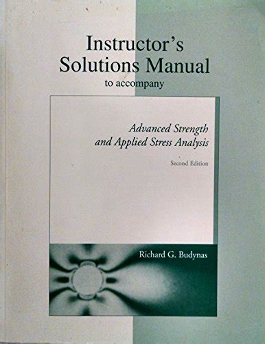 budynas advanced strength solution manual