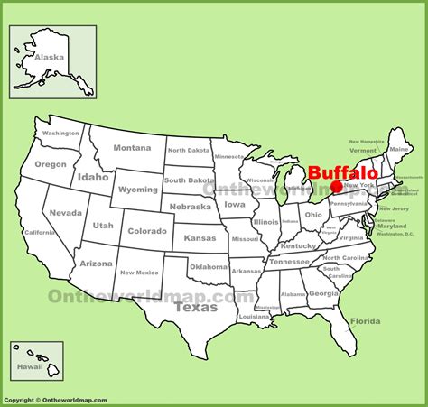 Buffalo America Map