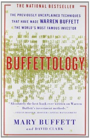 Full Download Buffettology The Previously Unexplained Techniques That Have Made Warren Buffett Worlds Most Famous Investor Mary 