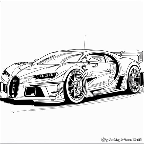 bugatti coloring pages