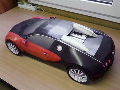 Download Bugatti Veyron Papercraft 