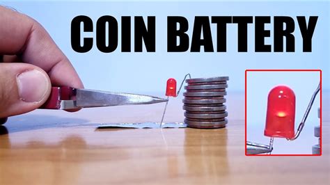 Build A Battery With Coins Science Project Science Science Experiments With Coins - Science Experiments With Coins