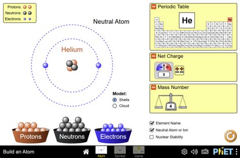 Build An Atom Simulation Lab Answers