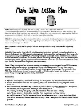 Build Mastery Main Idea Lesson Plan For Kindergarten 4th Grade Main Idea Lesson Plans - 4th Grade Main Idea Lesson Plans
