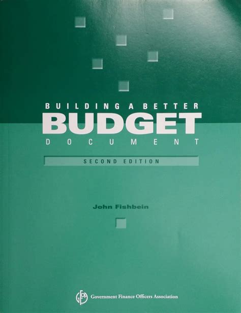 Building A Better Budget Document
