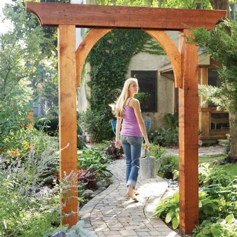 building a garden arch