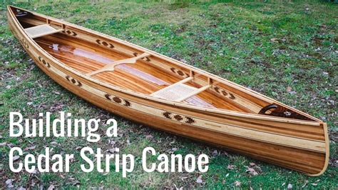 building a strip canoe full sized plans and instr
