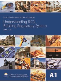 Building Act Guide Series Section A1 Understanding B C S