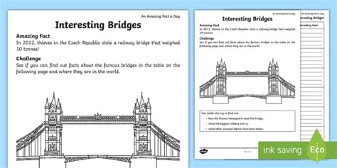 Building Bridges Worksheet Worksheet Worksheet Twinkl Bridges Worksheet 2nd Grade - Bridges Worksheet 2nd Grade
