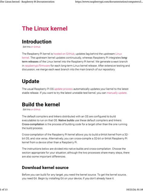 Building Linux Kernel For Raspberry Pi Aalto