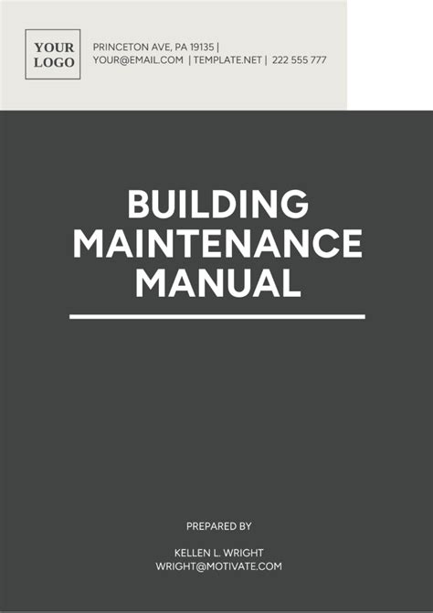 Building Maintenance Manual