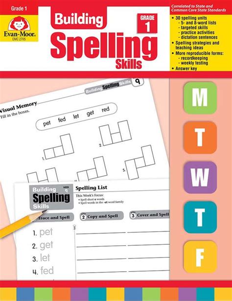 Building Spelling Skills Grade 1 Teacheru0027s Edition Print Spelling Practice Book Grade 1 - Spelling Practice Book Grade 1