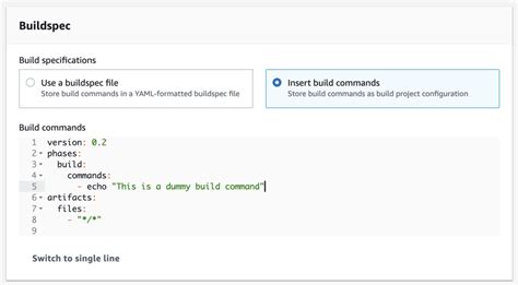 Buildspec Commands If Then