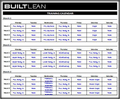 Built Lean Workout Program