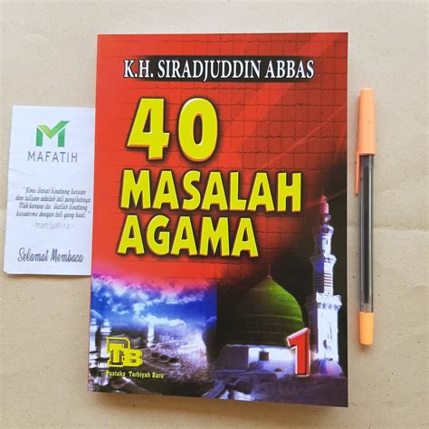 buku 40 masalah agama sirajuddin abbas