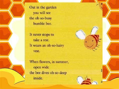 bumble bee poem