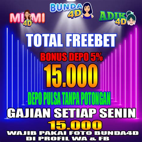 BUNDA4D LIVECHAT ~> Situs Togel Terbesar Dan Toto Togel 4D