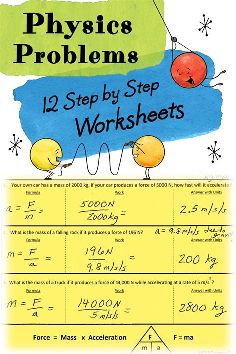 Bundle Of Lessons Physics Problems Worksheets By The Physics Worksheet 12th Grade - Physics Worksheet 12th Grade