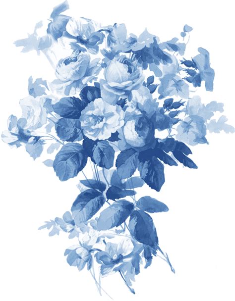 bunga biru png