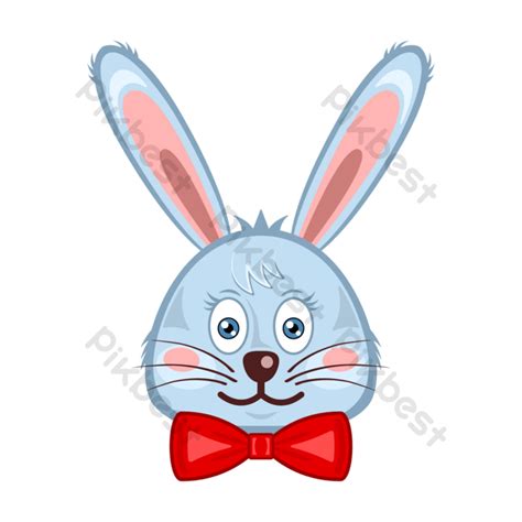 bunny hat kelinci biru