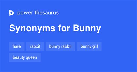 Bunny Synonym