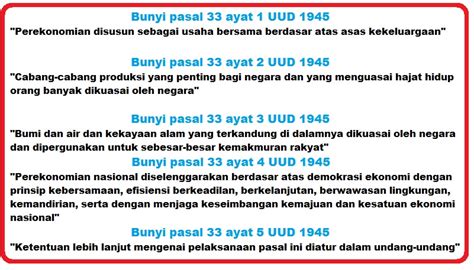 Bunyi Pasal 33