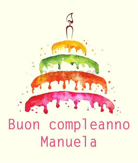 Buon Compleanno Manuela