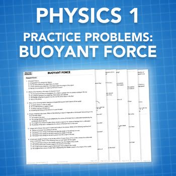 buoyant force practice problems answers holt physics