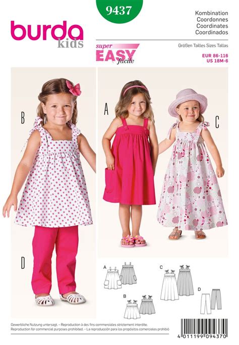 Burda Kids Sewing Patterns