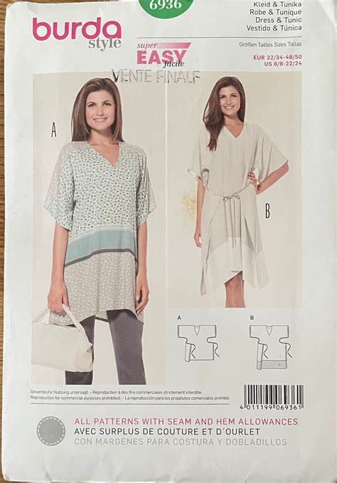 Burda Tunic Pattern 6936