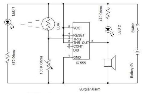 Burglar Alarm System Using Microcontroller