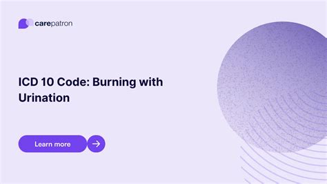 Burning Urination Icd 10