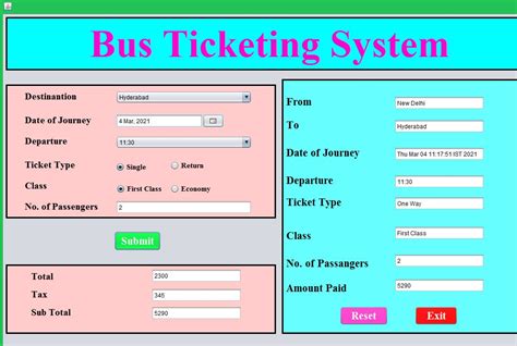 Bus Booking System In Java Source Code