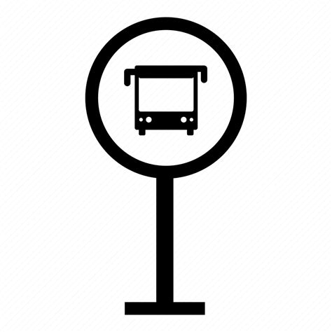 bus stop pictogram