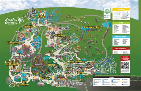 Busch Gardens Map
