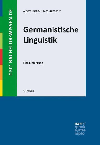 Read Busch Stenschke Germanistische Linguistik Pdf 