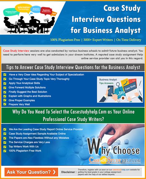 Business Analyst Case Study Interview