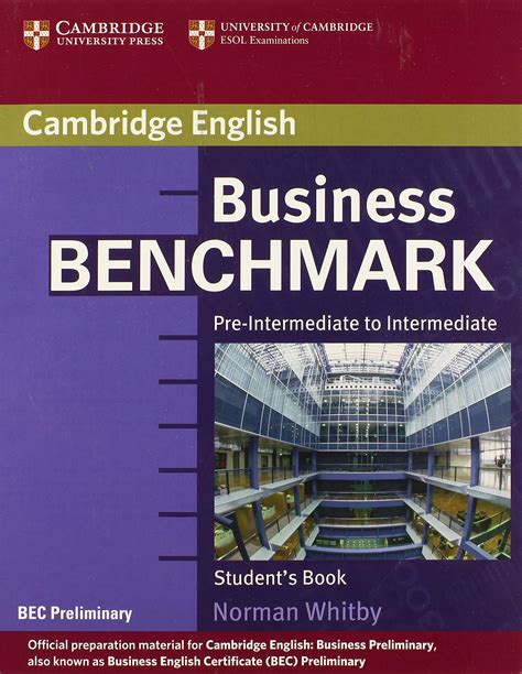Business Benchmark Pre Intermediate To Intermediate Business Preliminary Class Audio Cds 
